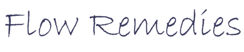 Flow Remedies logo, transparant background