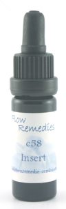 Flow Remedies crystal essence combination c58. Insert